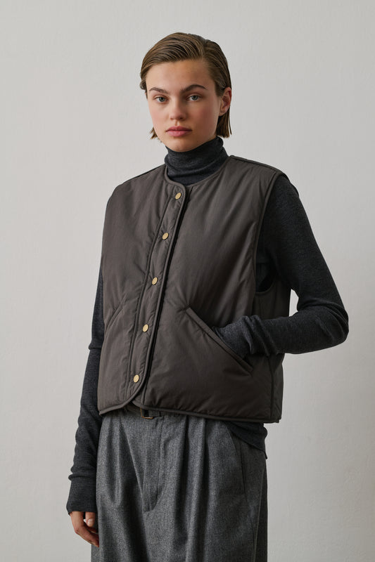 Blouson Desmond - Gris Foncé - Coton - Femme