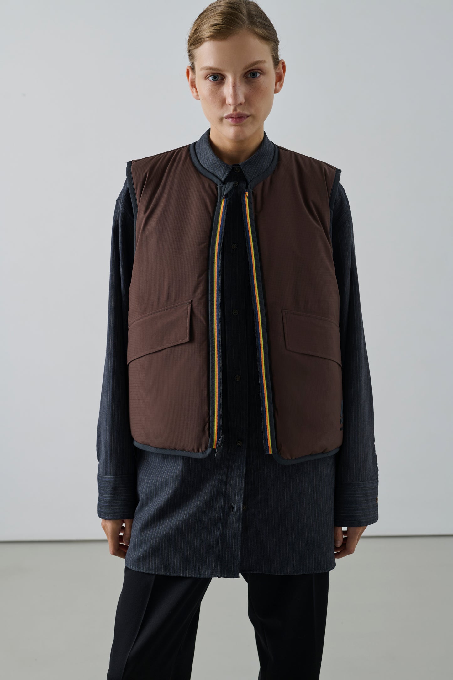 Blouson Wes - Anthracite/Chocolat - Femme