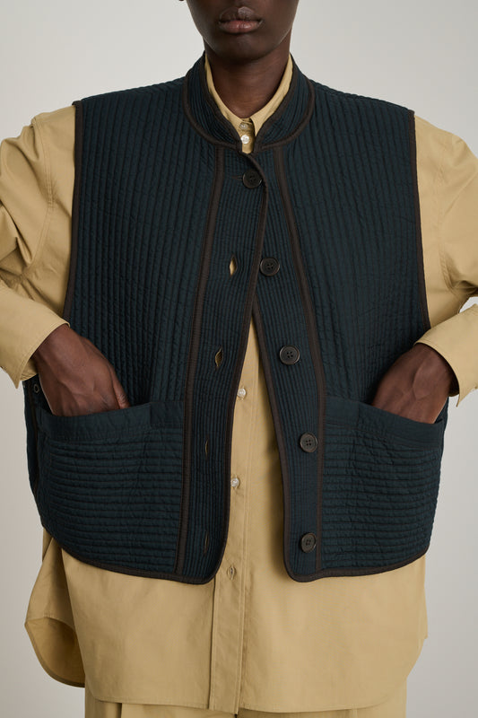 Blouson Tomari - Ardoise Foncée - Coton - Femme