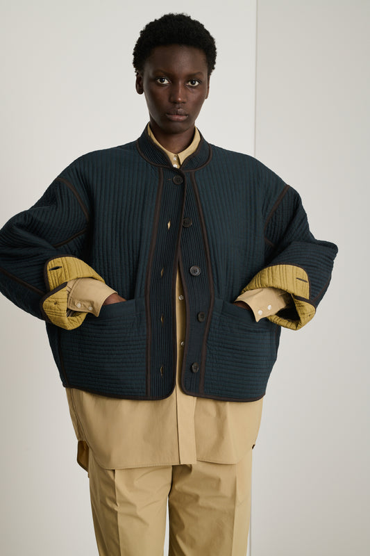Veste Patchouli - Ardoise Foncée - Coton - Femme