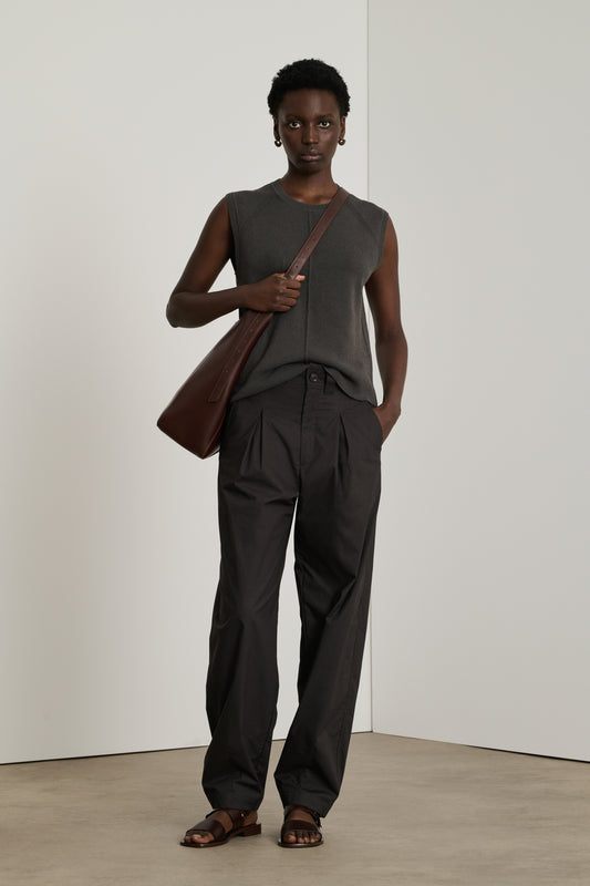 Pantalon Timon - Figue - Coton - Femme