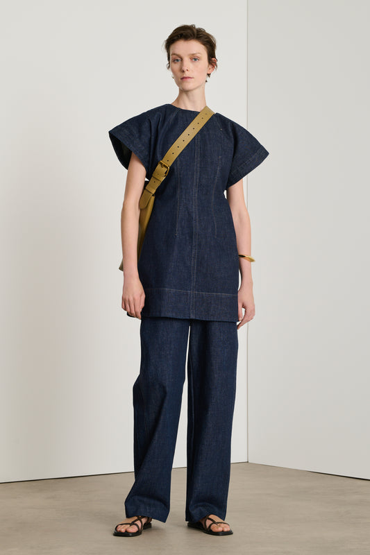 BLUE BAMBINO DRESS