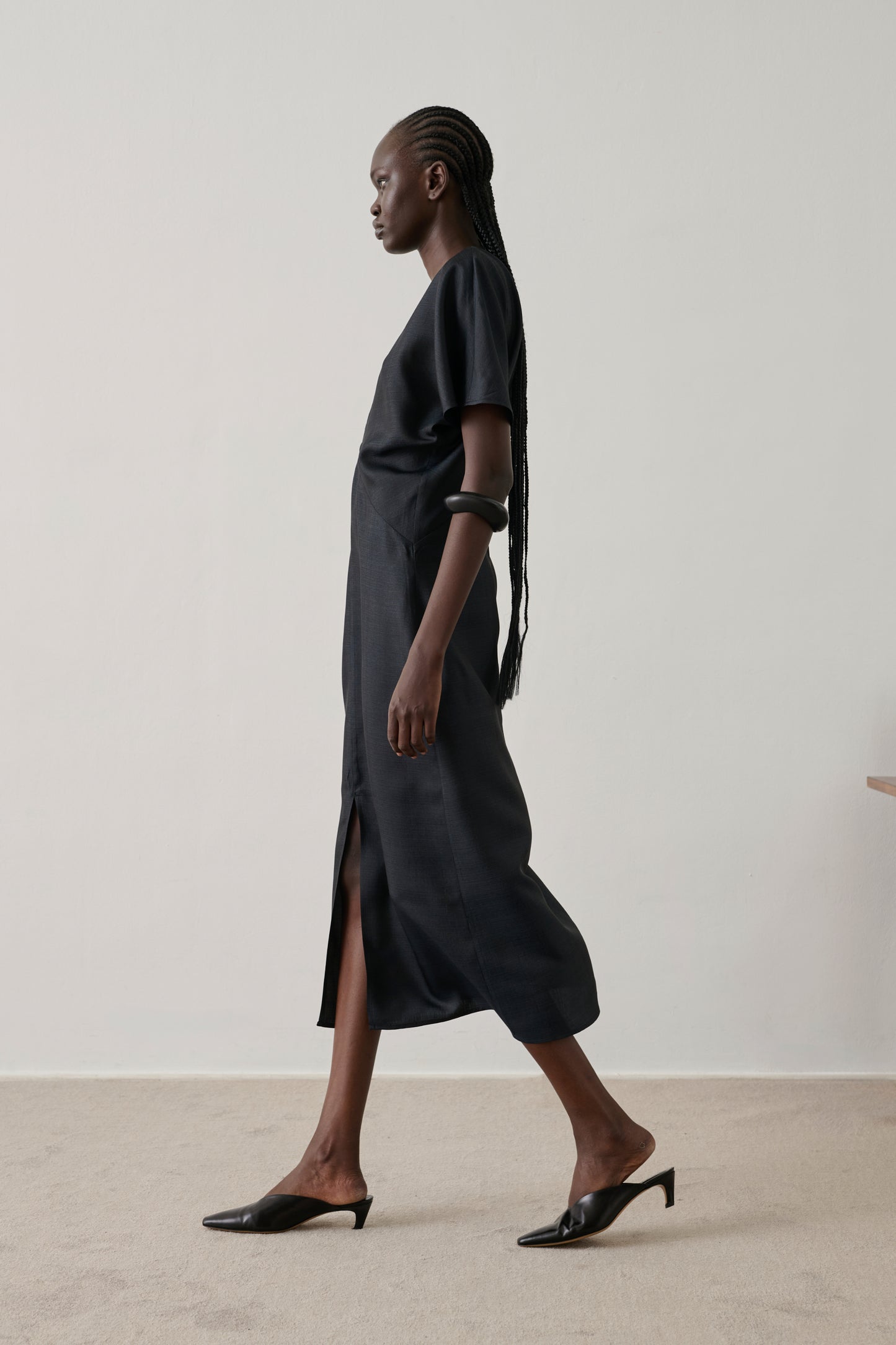 Robe Ella - Noir - Soie - Femme