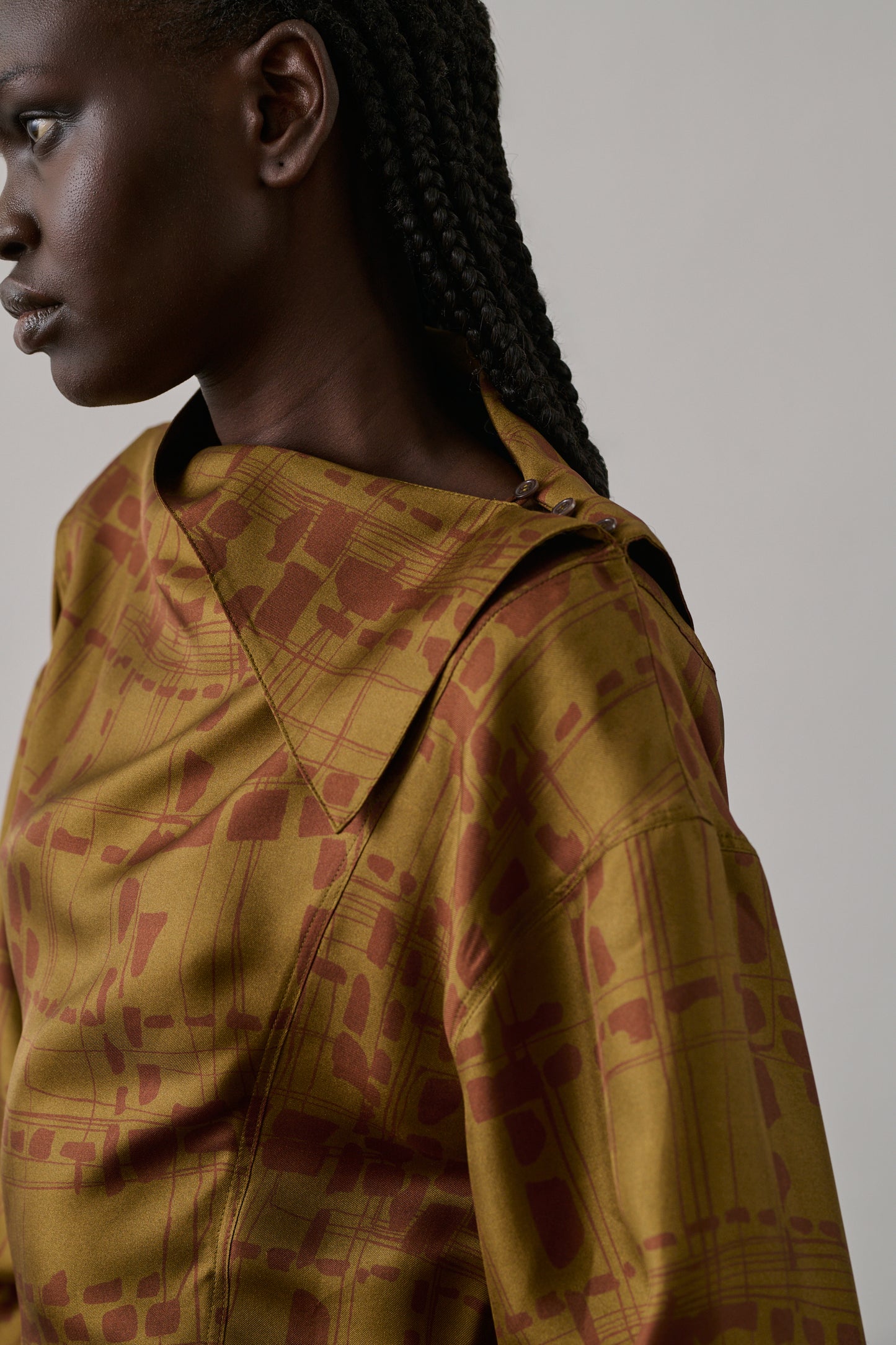 Blouse Figari - Bronze/Rouille - Soie - Femme