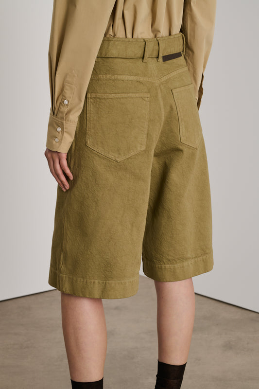Bermuda Ethan - Beige - Coton - Femme