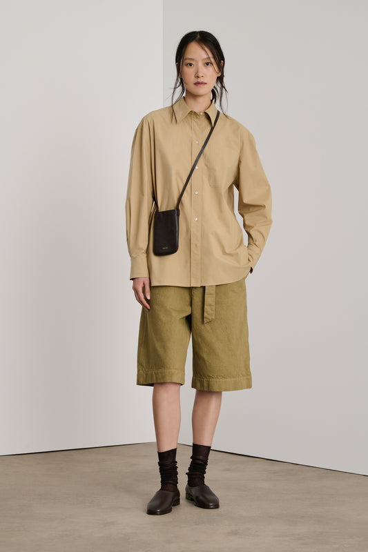 Bermuda Ethan - Beige - Coton - Femme