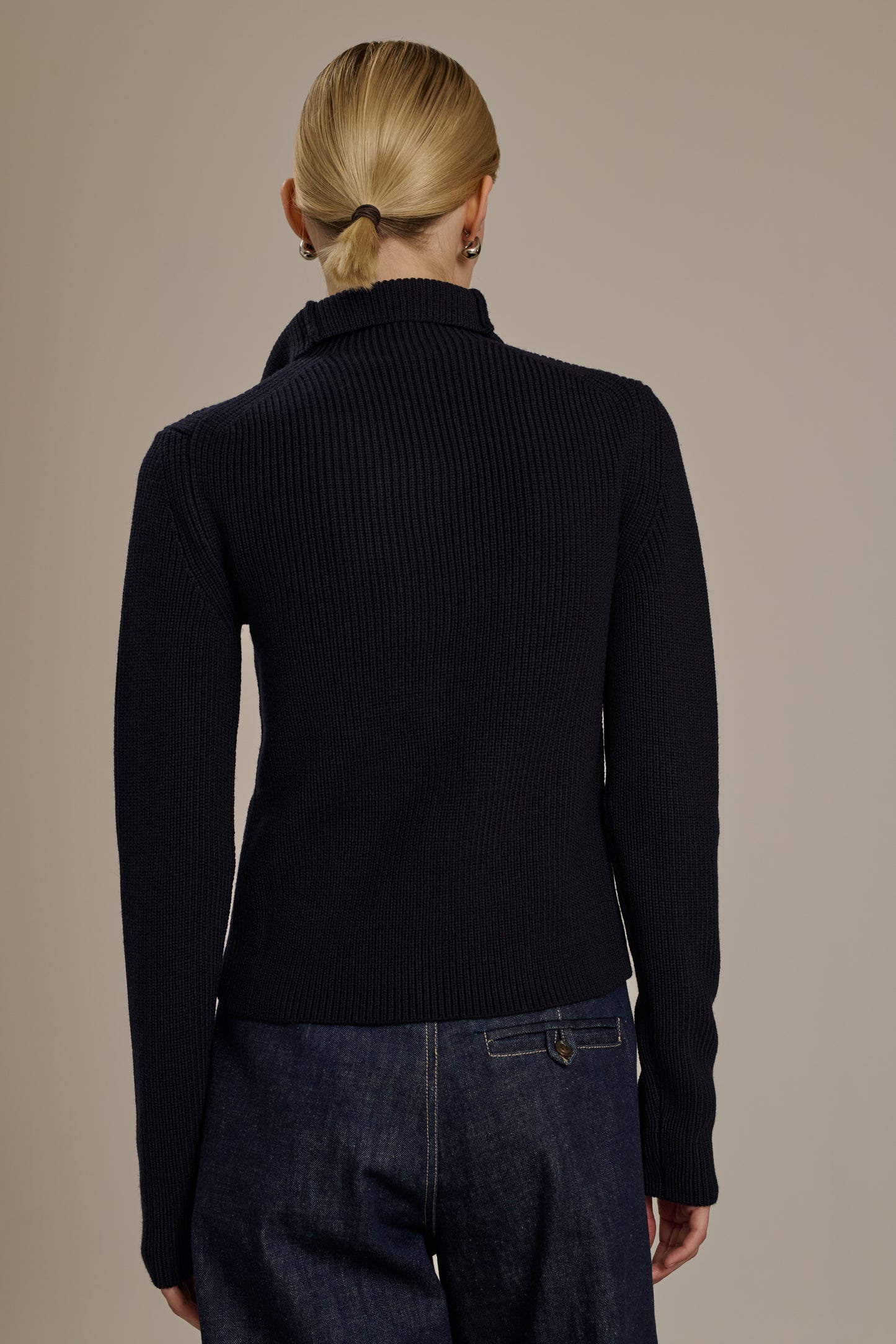 WIMY NAVY CARDIGAN