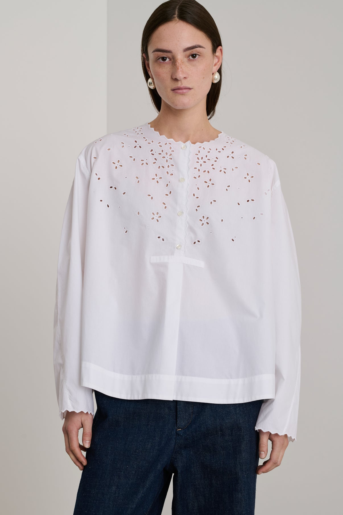 Blouse Destinee - Blanc - Coton - Femme vue 2